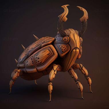 3D модель Cryptocephalus hypochaeridis (STL)